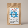 bolsa de papel con 250 gramos de café descafeinado panaka tostado en valdivia