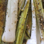 puerros al horno