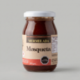 frasco de vidrio con mermelada de mosqueta Kutral Nalcahue