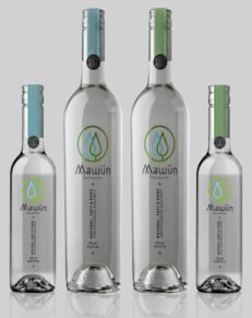 2 botellas individuales y 2 para compartir de Mawun Rainwater